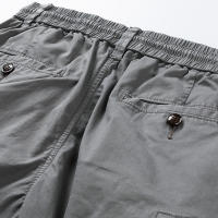 Men's Cargo Shorts Fit Short Outdoor Multi-Pocket Cotton Work Casual Shorts with No Belt - details 11