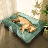 Cama De Invierno Para Perros Cálida Con Tela De Corduroy Alfombra Suave Para Pequeños Medianos Y Grandes Perros Con Capa Desmontable Y Lavable Para Pupusas - details 3