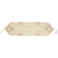 Camino de mesa bordado Floral, mantel con patrón de flores #2, 40x150cm, nuevo - details 0