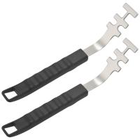 Elevador de rejilla resistente al calor, herramienta de cocina antiquemaduras, 2 piezas, herramientas para parrilla de barbacoa, accesorios para Camping - details 0