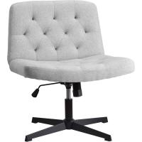 Respaldo Medio,Silla de Oficina,Ancha sin Ruedas,Silla ergonómica para Juegos,Silla Dresser Regulable - details 0