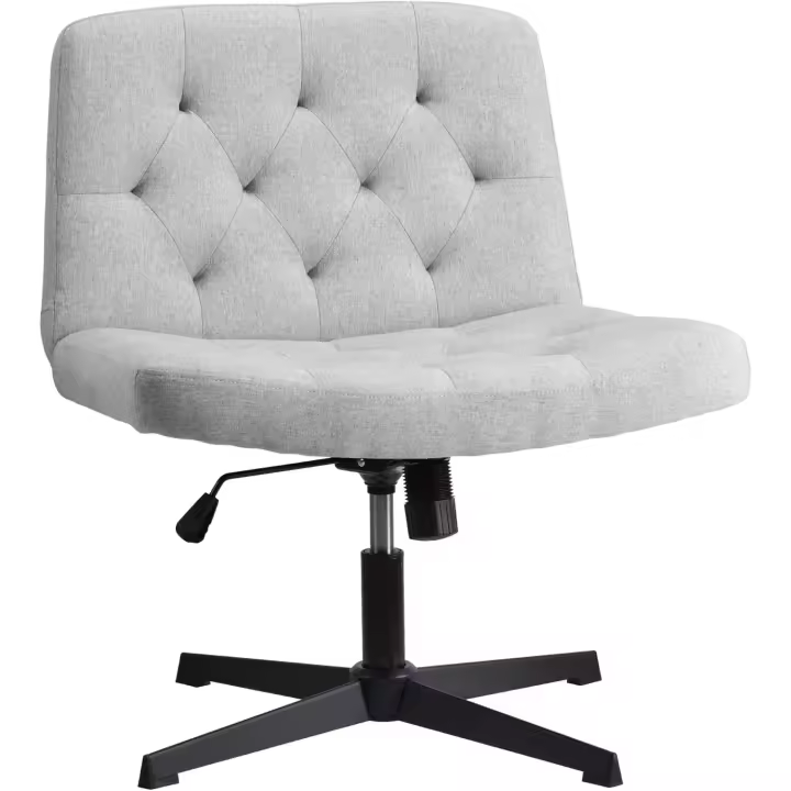 Respaldo Medio,Silla de Oficina,Ancha sin Ruedas,Silla ergonómica para Juegos,Silla Dresser Regulable - 1