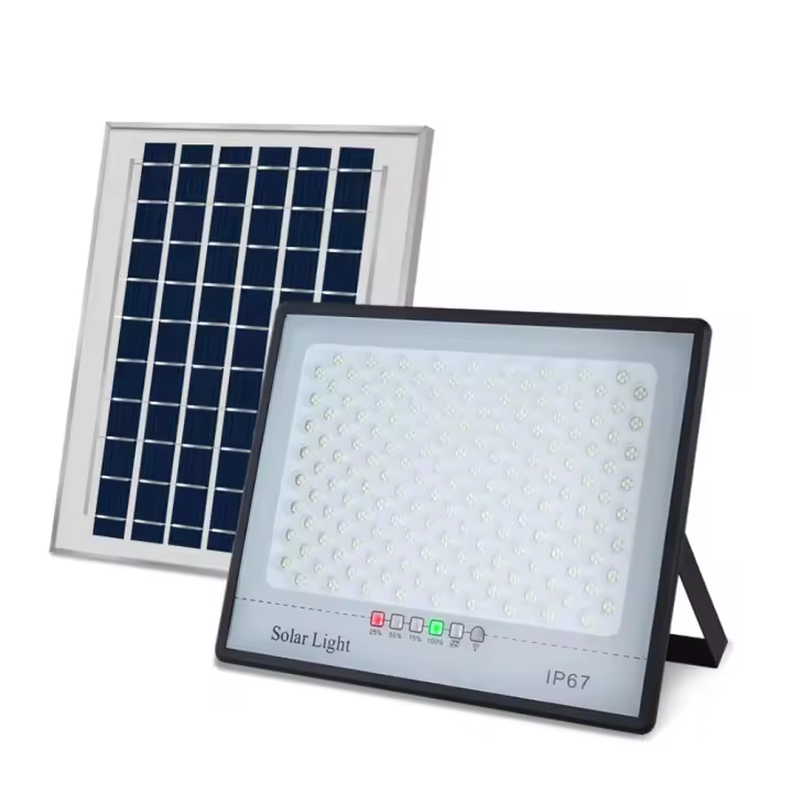 Lámpara Solar De 300W Para Exteriores, Focos Impermeables, Luces Solares Con Control Remoto, Reflector De Pared - 1