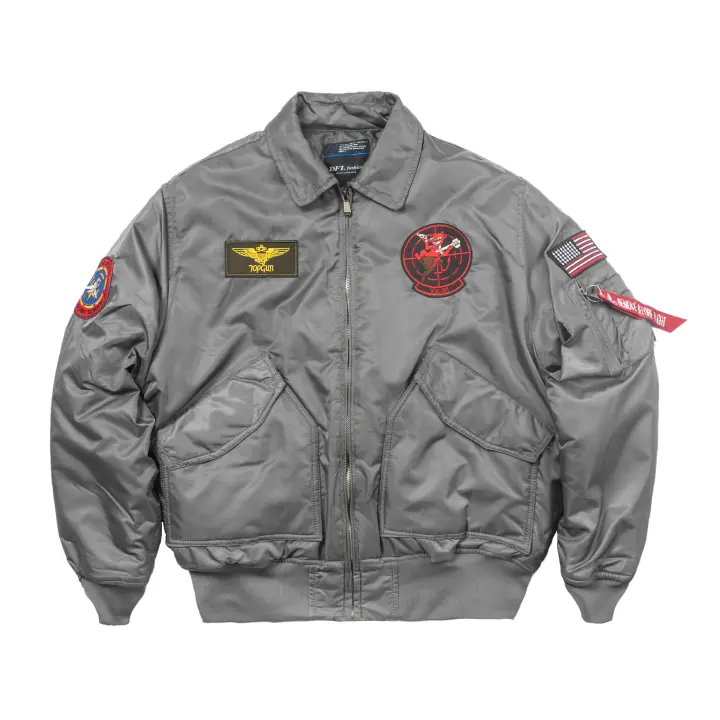 TOP GUN CWU-45P parche bordado estilo militar chaqueta Bomber piloto vuelo abrigo de invierno - 1