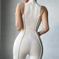 Mono Deportivo de Moda para Mujer de Cuello Alto y Cintura Alta Color Sólido, Estilo Otoño-Invierno - details 14