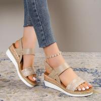 mujeres tacones cuña sandalias zapatos de verano - details 2