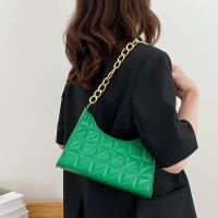 Bolso de hombro Hobo para mujer, bolso de cadena, a cuadros, de moda, avanzado, nueva tendencia - details 32