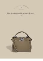 Bolso De Piel Auténtica Para Mujer, Bolso De Hombro, 20cm, Lujo - details 0