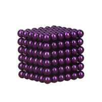 Bolas magnéticas 3D de escritorio para aliviar el estrés, juguetes educativos de aprendizaje, cubo mágico, 222 piezas, Original - details 14