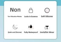Empaque privado Sexy Control remoto inalámbrico Anillo de masturbación con bloqueo de vibración potente de silicona para hombres Juguete sexual para adultos - details 1