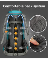 Mochila de escalada y montañismo, gran capacidad, para actividades al aire libre, senderismo, camping, mochila con compartimento para zapatos, - details 6
