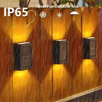 Luz Solar de pared para exteriores, lámpara LED impermeable, iluminación luminosa hacia arriba y hacia abajo, decoración de valla de jardín y balcón, luz Solar - details 24