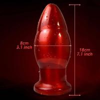 Empaque privado SEXY Dildo enorme suave Dilatador anal grande Estimula el ano vaginal Tapón anal Juguetes para hombres y productos Sex shop 18 - details 2