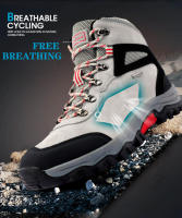 Zapatos de senderismo de cuero de alta calidad para hombre, botas de acampada resistentes al desgaste para exteriores, zapatos de Trekking, zapatillas de caza y escalada - details 12