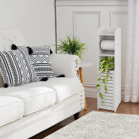 Rcynview  Moderno Gabinete de Baño Montado en Suelo Profundidad de 29cm Estilo Contemporáneo Base de Madera - details 1
