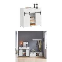 Banco Zapatero Organizador para Zapatos con 1 Solapa Gris 75 x 24 x 51 cm FSR82-L-HG ES - details 26