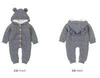 Ropa de bebé recién nacido, Cárdigan con capucha, Ropa de moda para bebés y niños pequeños, Otoño e Invierno - details 6