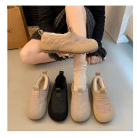 Zapatos de invierno para mujer con suela suave de piel de conejo, zapatos cálidos de algodón con tela de plumón - details 11