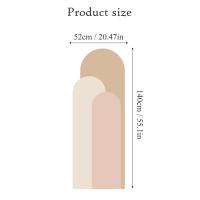 Pegatinas De Pared Geométricas Decorativas 52x140cm Adhesivas Para Sala De Estar Sofá Decoración Arte Moderno PVC Sin Químicos Peligrosos - details 1