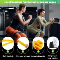Bandas Elasticas Fitness, Bandas Elasticas Musculacion [Juego de 5], Bandas Elasticas Fitness con Bolsa Almacenamiento e Guía de Ejercicios, Bandas de Resistencia para Piernas, Glúteos, Brazos - details 1