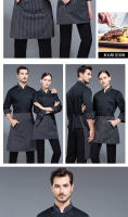 Monos de Chef de manga larga para hombre, ropa de otoño e invierno para comedor, restaurante, ropa de cocina, pastelería, uniforme de Chef de panadero Wo - details 9