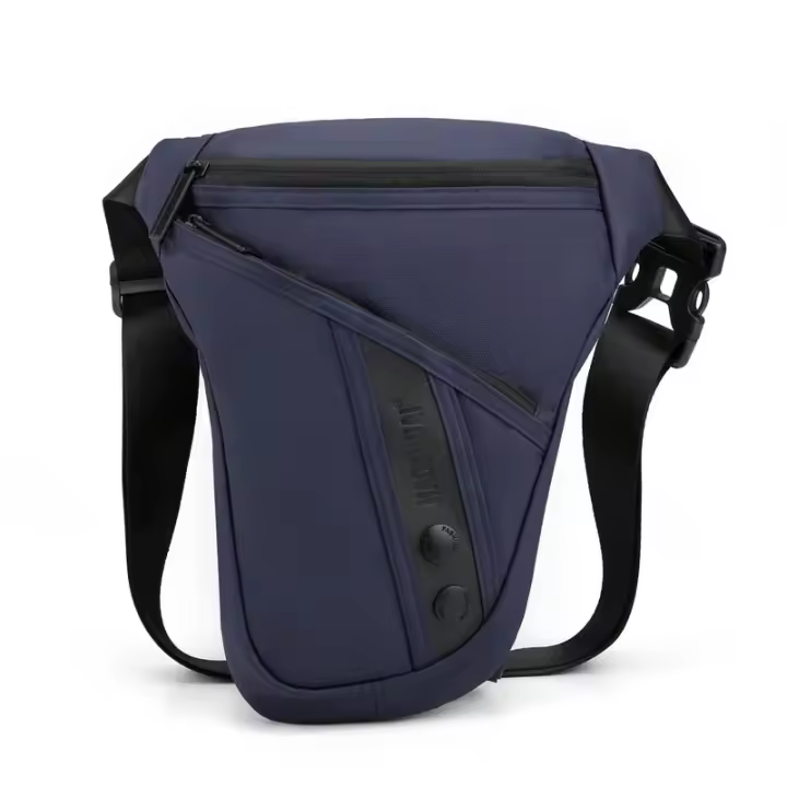 Bolsa de Cintura de Nylon Impermeable Bolsa de Pierna para Motociclista - 1