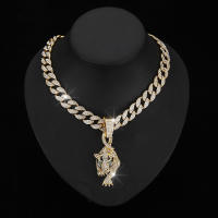 Collar De Leopardo Y Guepardo Con Colgante De Animal Estilo Hip Hop Joyería Europea Y Americana Adorno Para Amantes Del Rock - details 2