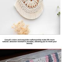 Colgante Bohemio Artesanal de Macramé Tapiz de Pared Tejido a Mano de Algodón Orgánico - details 7