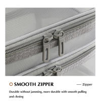 Bolsa de Maquillaje de Doble Capa Grande Transparente para Viajes y Uso Diario - details 6