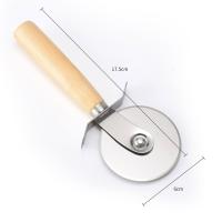 Cortador de Pizza de acero inoxidable, rueda de corte, cortador de masa de Pasta de pastelería, herramientas profesionales para hornear de cocina - details 3