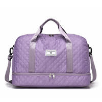 Bolsa de lona de lujo de gran capacidad: versátil bolso de hombro y bandolera con bolsillos laterales dobles, bolsillos de separación en seco y húmedo para viajes y gimnasio - details 0