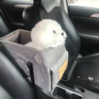 Portador de Mascotas para Coche Portátil Cama de Asiento Central para Perros y Gatos - details 2