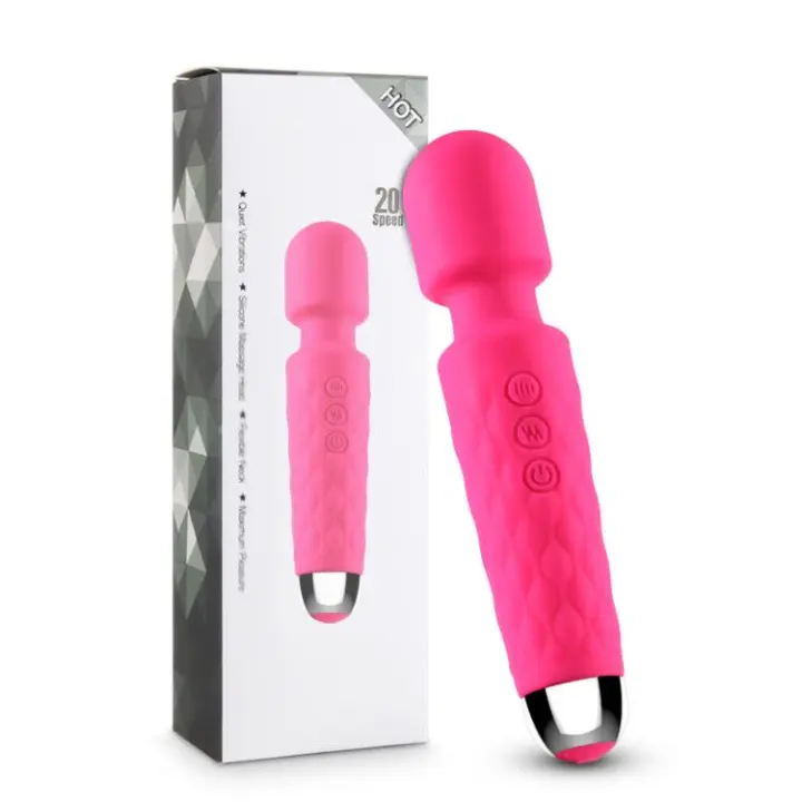 Varita para mujer Consolador vibrador silencioso con 8 velocidades para placer sexual |   Juguetes sexuales para adultos para mujer y vibradores estimuladores de clítoris |   Regalos sexys para ella - 1