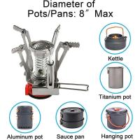 Kiqune, utensilios de cocina, estufa de gas plegable de aleación ultraligera para acampar, senderismo, cocina portátil al aire libre, cocina para picnic - details 9