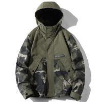 Chaqueta de Camping Casual para Hombres Abrigo con Capucha a Prueba de Viento - details 2