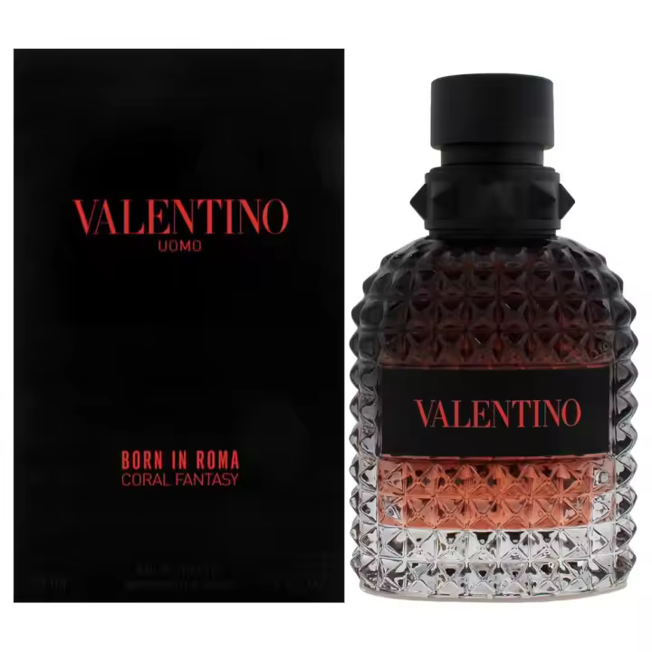 Uomo Born In Roma Coral Fantasy para hombres - Spray EDT de 1.7 oz - 1