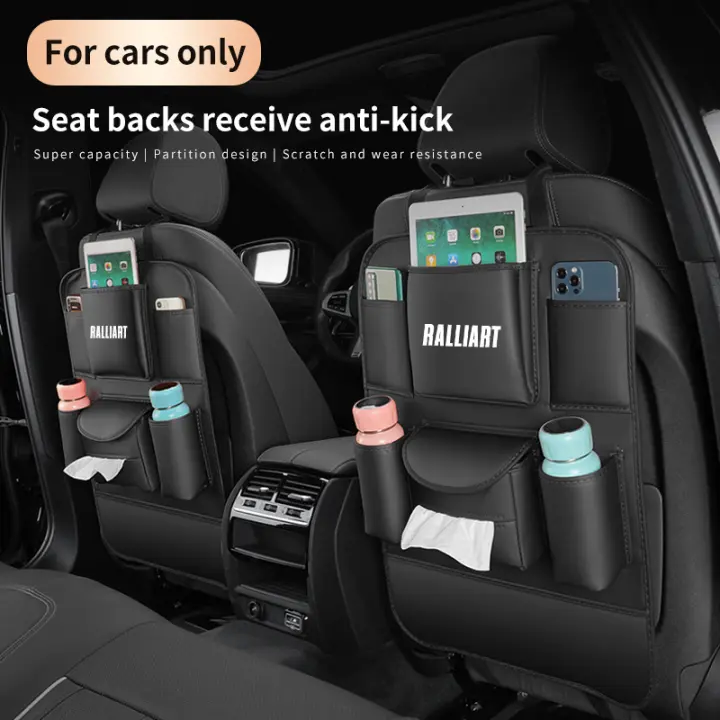 Bolsa de Almacenamiento Trasero para Coche Ralliart 4 Colores, Protección Antinudo, Accesorios Interiores de Automóvil - 1