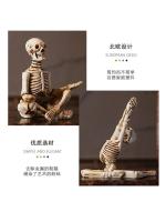 Mini adorno de calavera de Yoga de Halloween americano, decoración de personajes de Festival fantasma, artesanías de resina, gran oferta, nuevo - details 3