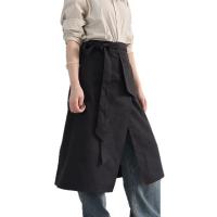 Delantal impermeable duradero y moderno, delantal ajustable de algodón dividido, delantal de cocina transpirable antiincrustante para el hogar - details 3