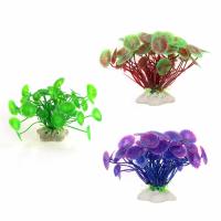 Decoración de acuario de 3 colores, flor, hierba, pecera, simulación acuática, planta de agua, accesorios de acuario - details 0