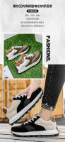 Zapatos Forrest Gump Cuero con Bloques de Color, Zapatos de Papá, Suelas de Plataforma Modernas para Hombre, Zapatos Que se Desván, Zapatos Deportivos Casuales Transpirables - details 3