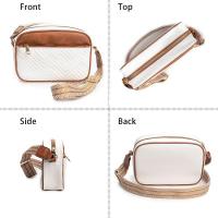 Nuevo estilo, bolso bandolera pequeño con múltiples cremalleras para mujer, correa ancha, billetera para teléfono móvil, bolso de hombro de PU - details 7