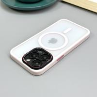 Funda de Teléfono Magnética Profesional MagSafe de Carcasa Dura a Prueba de Golpes para iPhone 14 12 13 15 Pro Max/Plus Carga Inalámbrica Mate Semi-Transparente Anti-choque - details 15