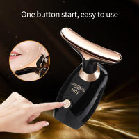 Masajeador eléctrico de cuello, instrumento de belleza con vibración sónica para estiramiento de la piel, líneas finas de decoloración - details 10