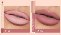 Lápiz Delineador de labios mate, taza antiadherente de larga duración, no se decolora, resistente al agua, terciopelo pigmentado, Kit de brillo de labios, Cosméticos de belleza, maquillaje Gif - details 13