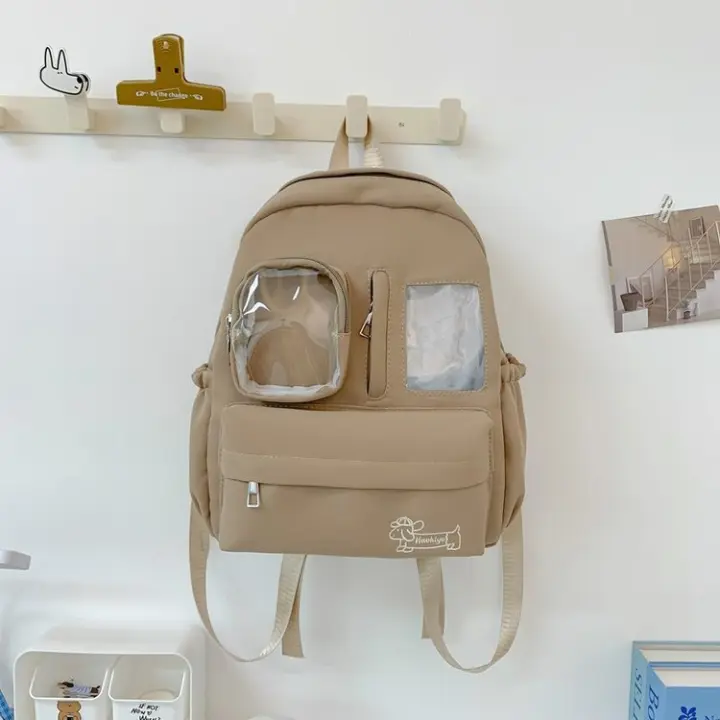 Mochilas de Nylon para Bebés y Estudiantes Gran Capacidad, Transparentes, Dulces y Frescas - 1