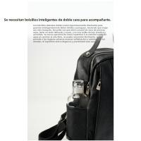 Mochila de piel de vaca de primera capa versátil de gran capacidad Mochila de mujer bolso versátil de cuero suave - details 11