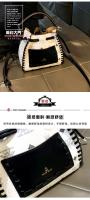 Bolso de mujer de marca de Hong Kong, impreso, de cuero genuino, bolso de cubo versátil de moda2025Nueva Bolsa Casual para Mujeres de Viaje al Aire Libre - details 2