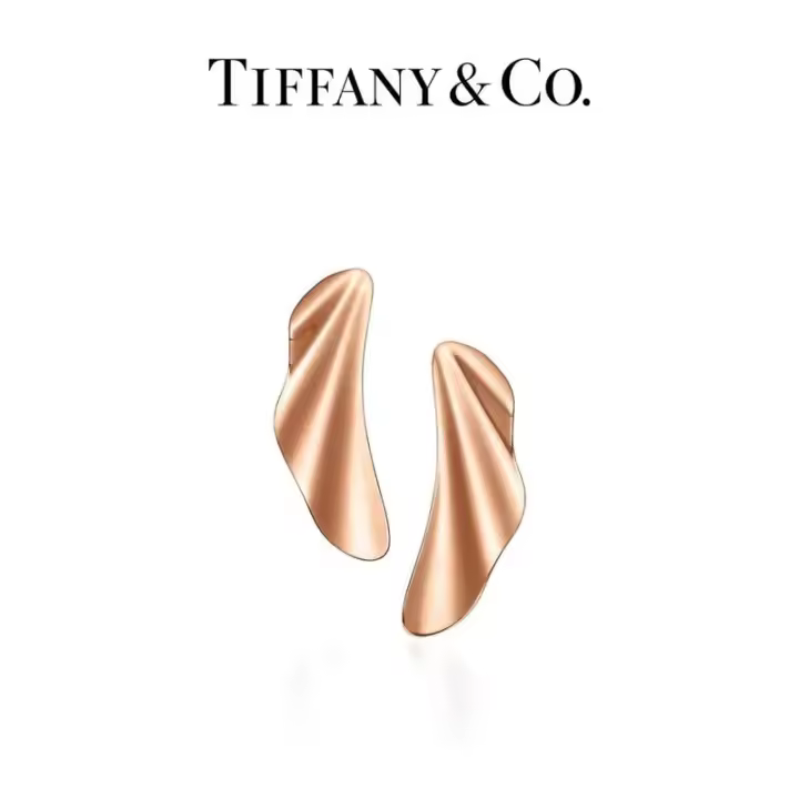 ΤΙΦΑΝΗ ™ Elsa Pérez ®   Pendientes High Tide Oro Rosa Amarillo 18k, Plata de Ley - 1