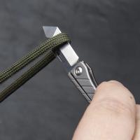 Mini cuchillo plegable TC4 de aleación de titanio Portátil, cuchillo colgante, desembalaje express, cuchillo de bolsillo, herramienta EDC para regalo - details 5